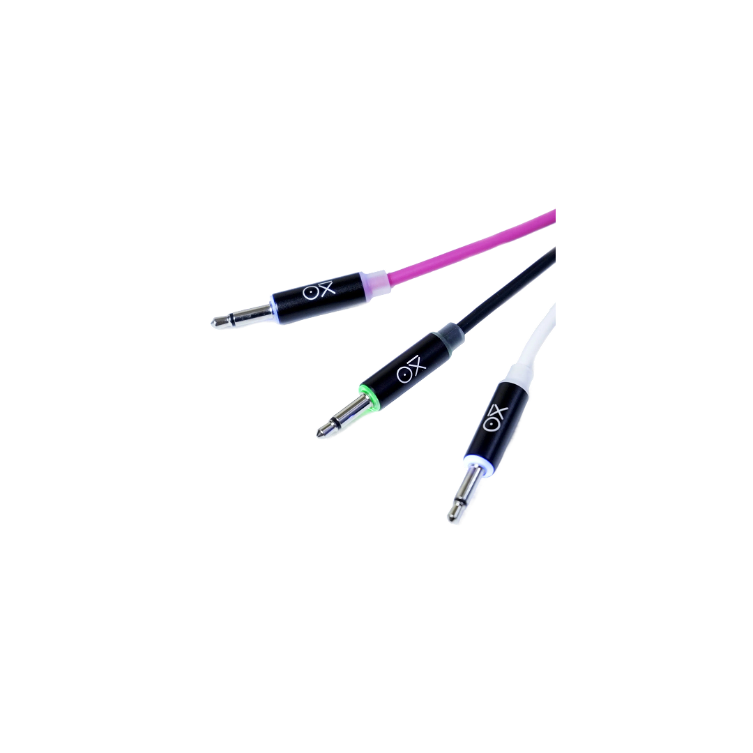 OXI GLOWS: LED Eurorack Patch Cables (5-Pack)