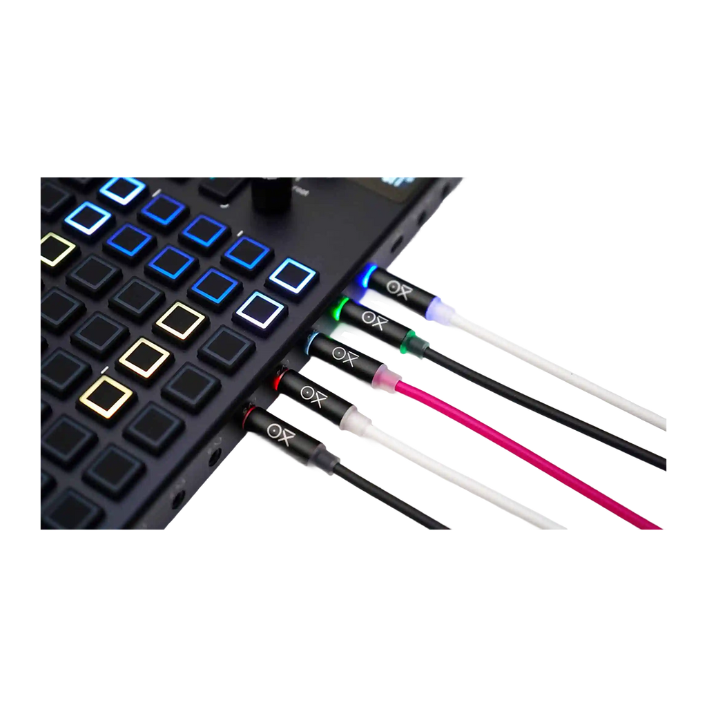 OXI GLOWS: LED Eurorack Patch Cables (5-Pack)