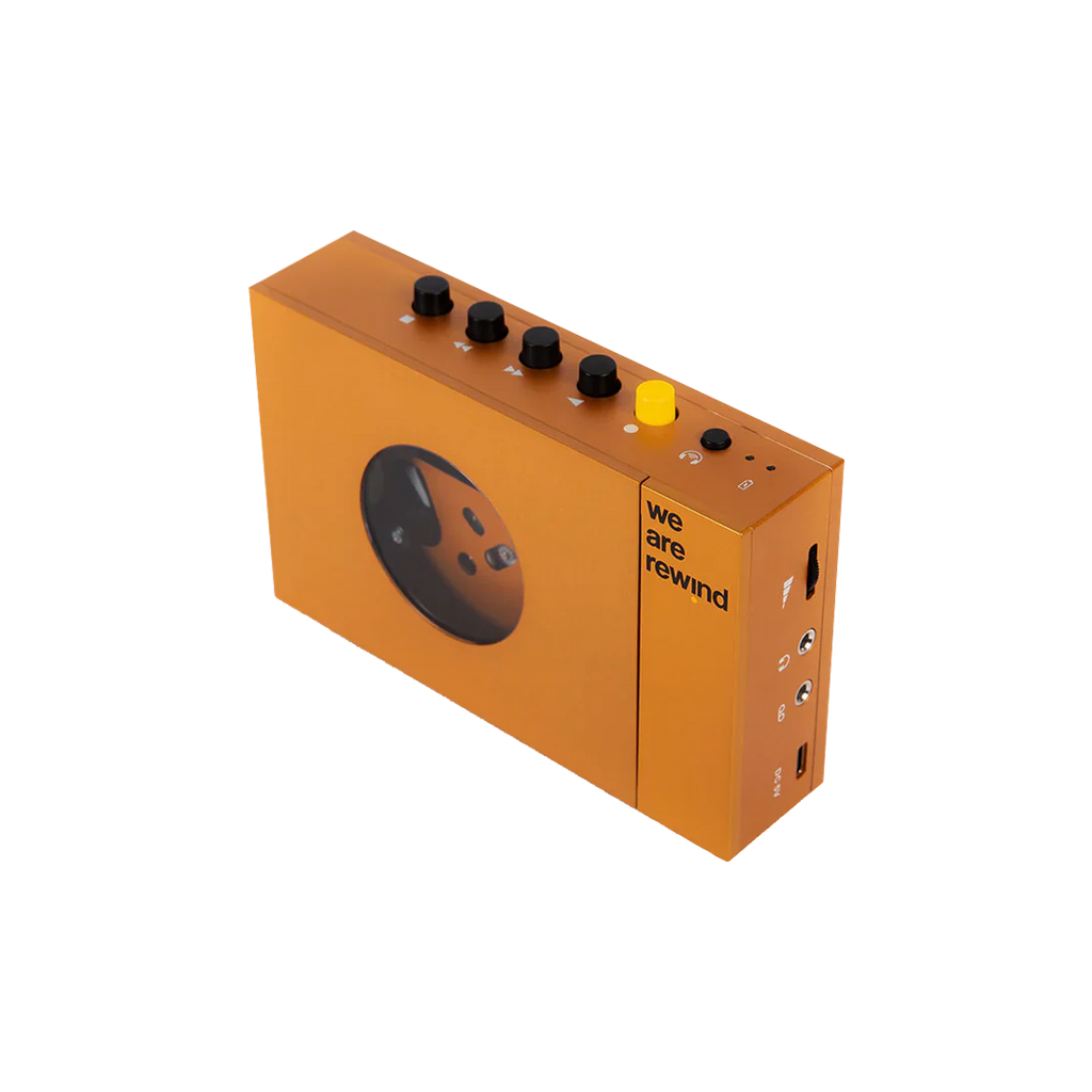 WE ARE REWIND Orange Cassette Player Serge