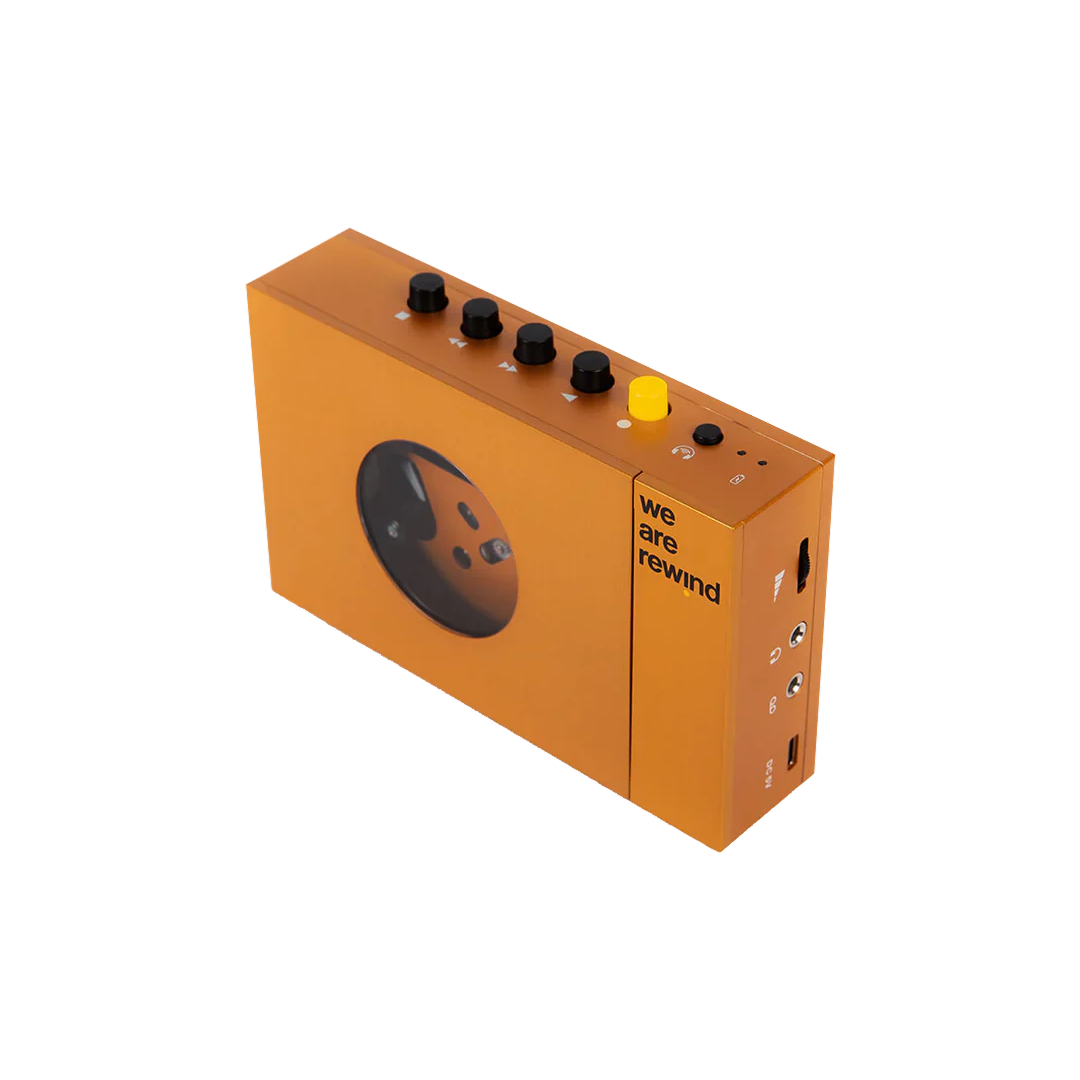 WE ARE REWIND Orange Cassette Player Serge