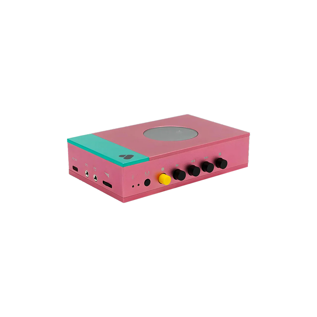 WE ARE REWIND Pink & Green Cassette Player Edith