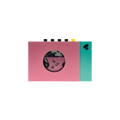 WE ARE REWIND Pink & Green Cassette Player Edith