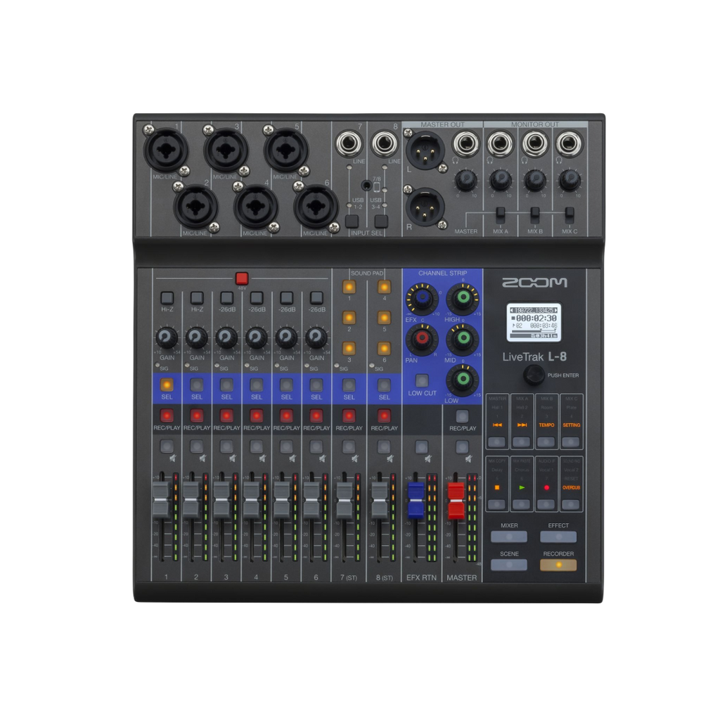 Zoom LiveTrak L-8