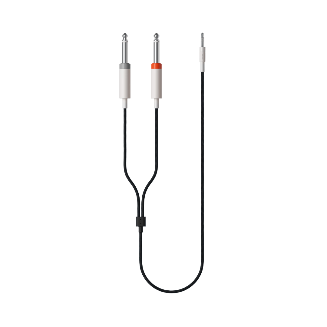 Teenage Engineering textile audio cable 3.5 mm - 2x 6.35 mm