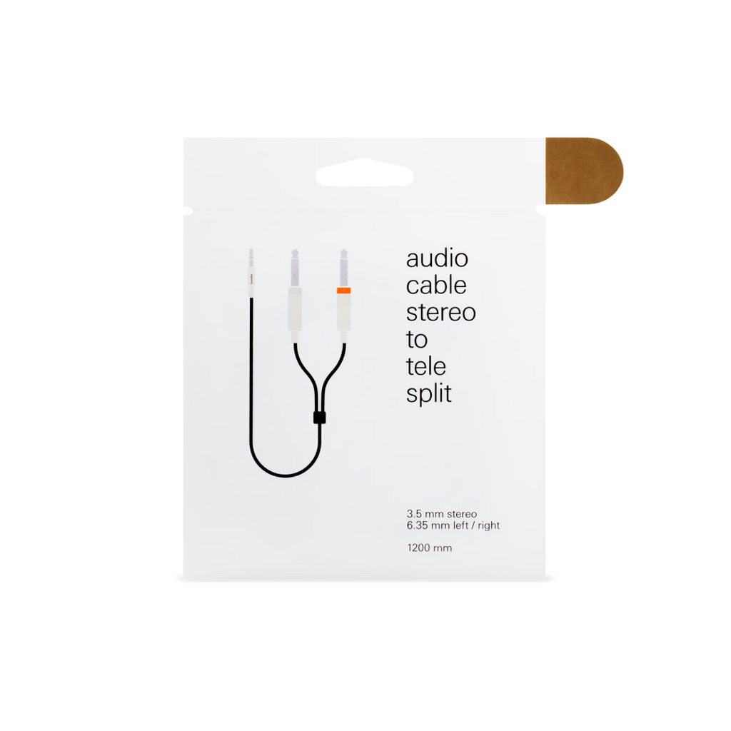 Teenage Engineering textile audio cable 3.5 mm - 2x 6.35 mm